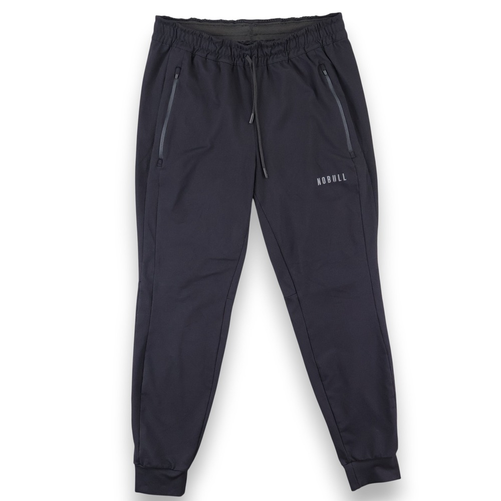 NOBULL Jogger Pants Mens Medium Black 28" Inseam Tapered Training Sweatpants